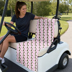 Hole In 1 Full-Size Towel & Car Seat Cover - On a Golf Cart Seat