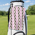 Hole In 1 Golf Towel - Hanging on a Golf Bag