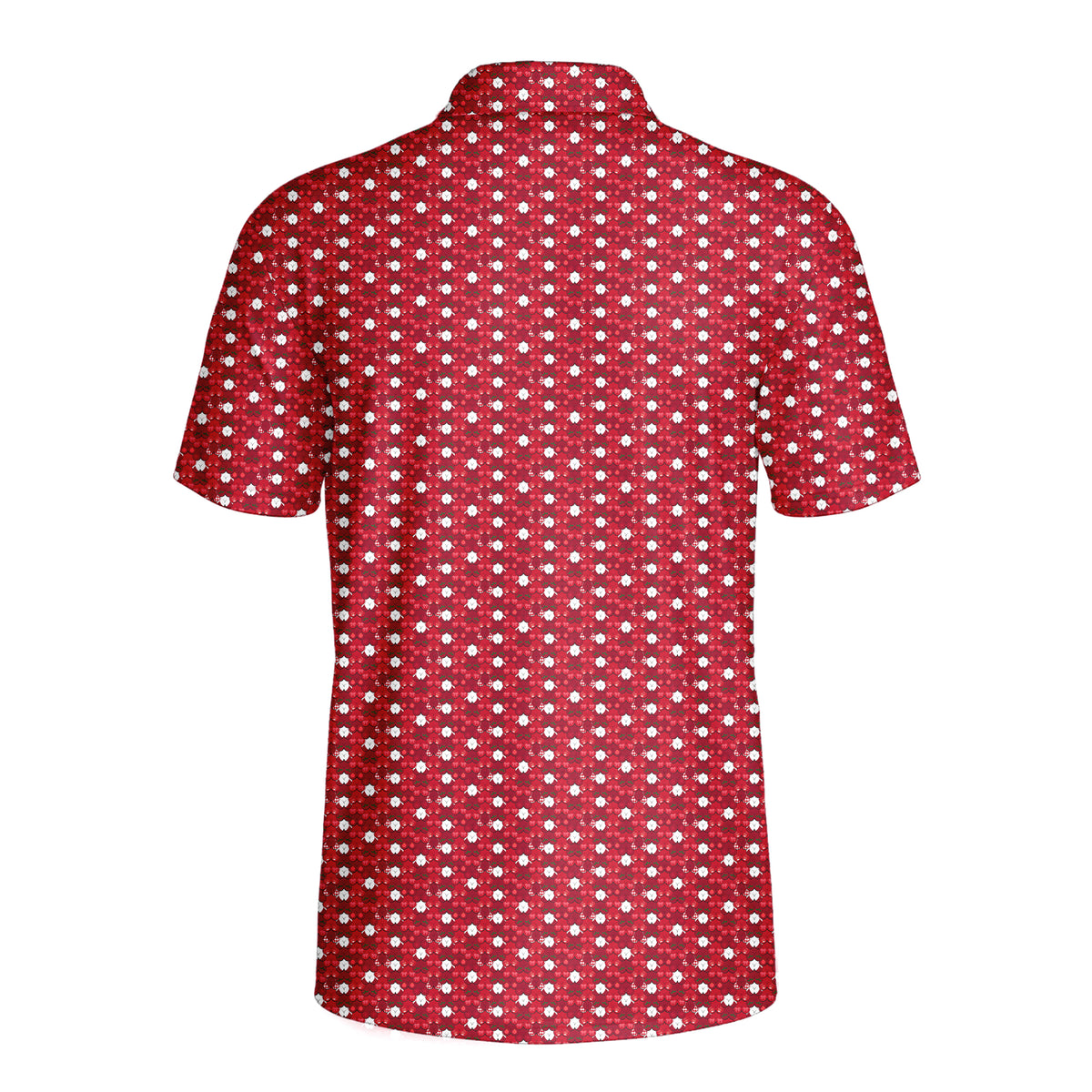 Holly Jolly Funny Golf Polo for Men - Back
