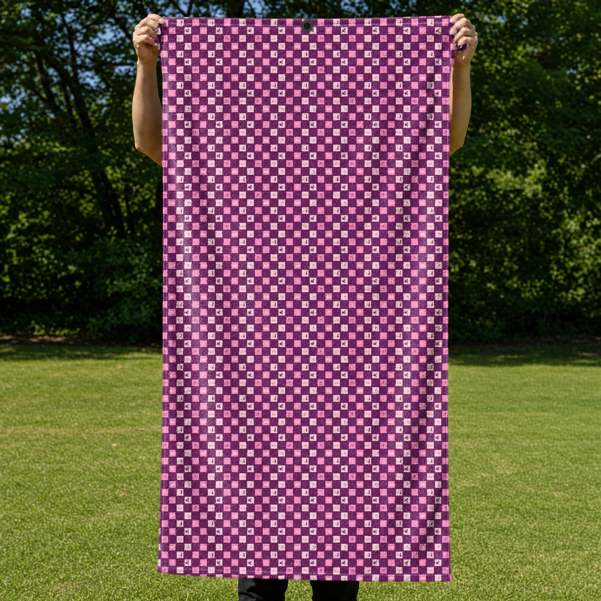 I'm a Simple Man Full-Size Towel & Car Seat Cover - Held Open
