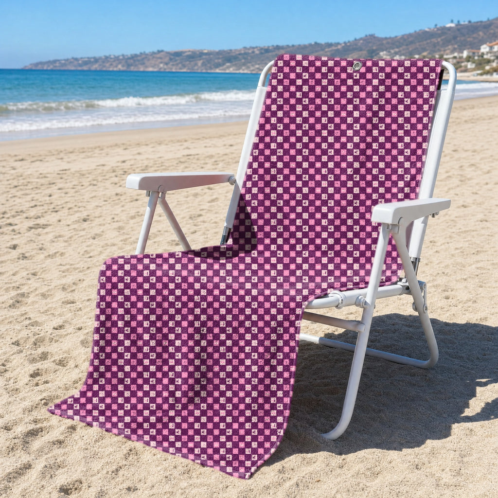 I'm a Simple Man Full-Size Towel & Car Seat Cover - On a Beach Chair