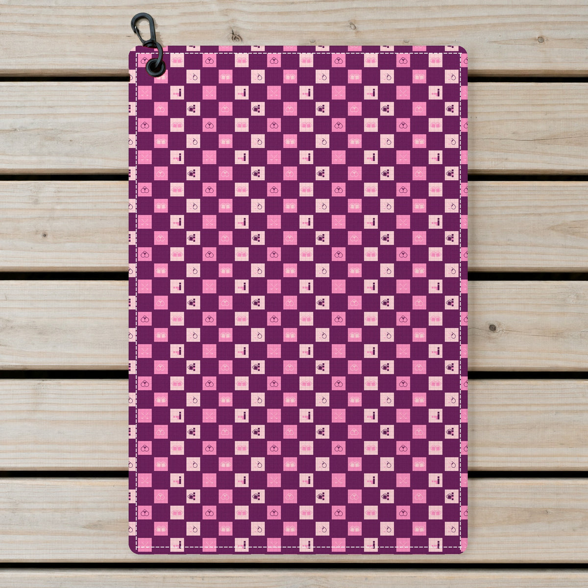 I'm a Simple Man Golf Towel - Laid Flat