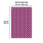 I'm a Simple Man Golf Towel - Size Chart