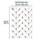 I Saw That Golf Towel - Size Chart