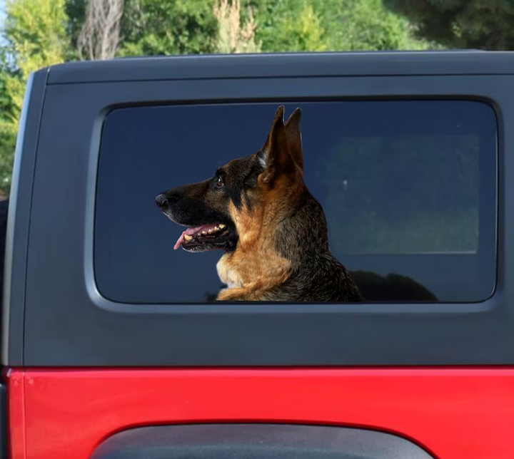 German Shepherd Dog 3D Vinyl Car Decal Stickers CCS3343