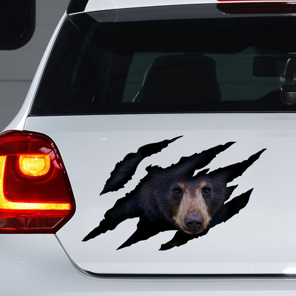 Black Bear 3D Vinyl Car Decal Stickers CCS3444