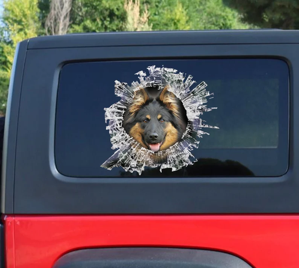 Bohemian Shepherd Dog 3D Vinyl Car Decal Stickers CCS3002