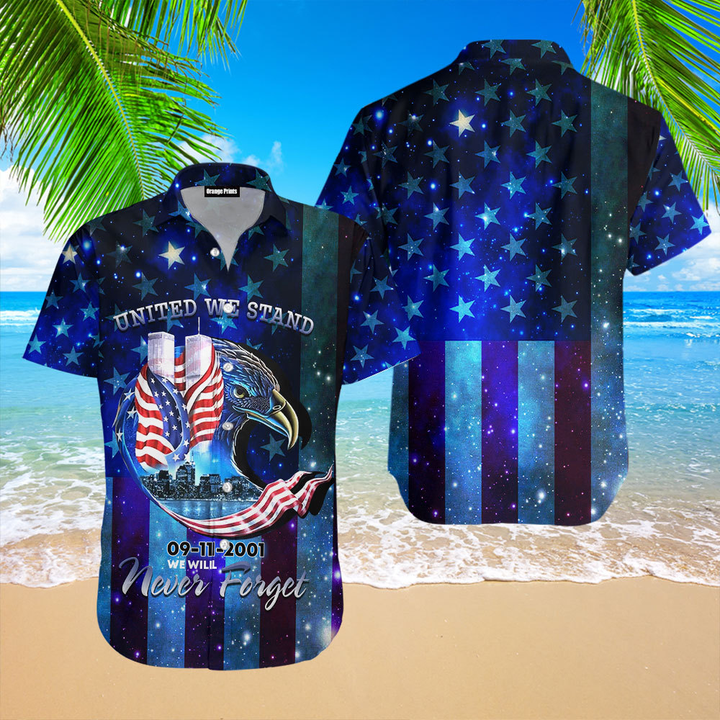 911 Never Forget United We Stand Patriot Day Hawaiian Shirt