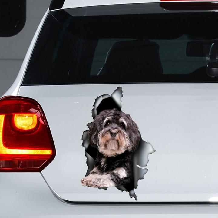 Bichon Havanese Dog 3D Vinyl Car Decal Stickers CCS3010