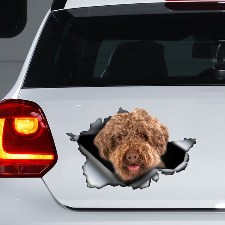 Lagotto Romagnolo Dog 3D Vinyl Car Decal Stickers CCS3188