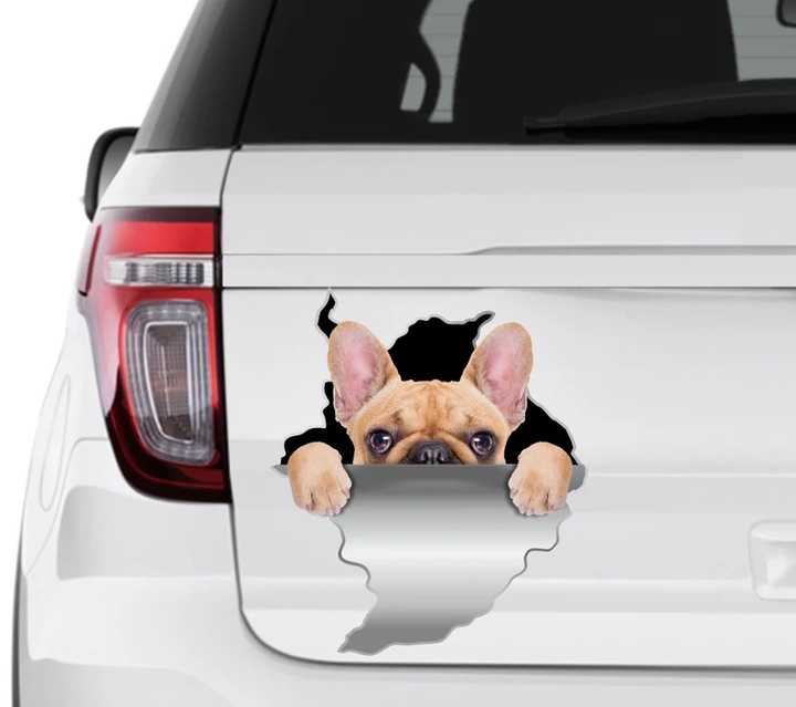 French Bulldog Dog 3D Vinyl Car Decal Stickers CCS3386