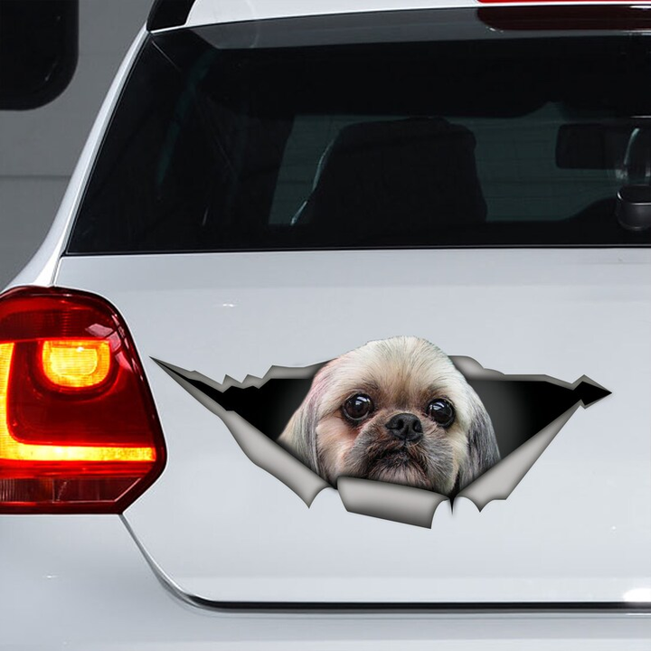 Shih Tzu Dog Vinyl Car Decal Sticker – Gerbera Prints