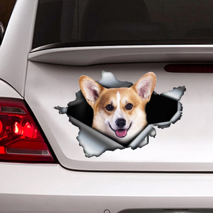 Corgi Dog 3D Vinyl Car Decal Stickers CCS3118