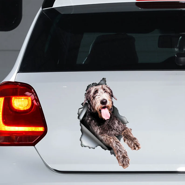 Scottish Deerhound Dog Vinyl Car Decal Stickers CCS3209