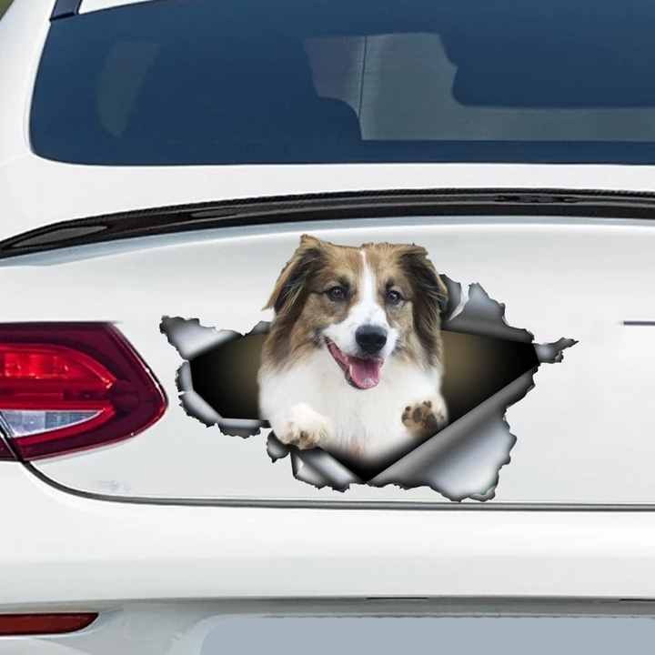 English Shepherd Dog 3D Vinyl Car Decal Stickers CCS3128