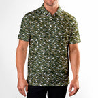 Infantry Camo Polo Shirt For Men - Model Front