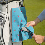 It's Fore O'clock Somewhere Golf Towel - Cleaning a Club