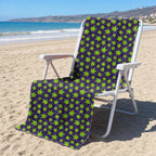 Jesus Riding Dinosaur Full-Size Towel & Car Seat Cover - On a Beach Chair