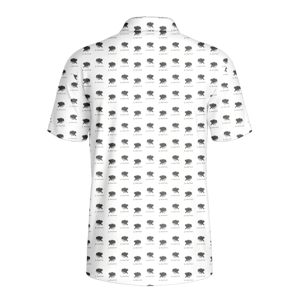 Jimothy Racoon Polo Shirt For Men - Back