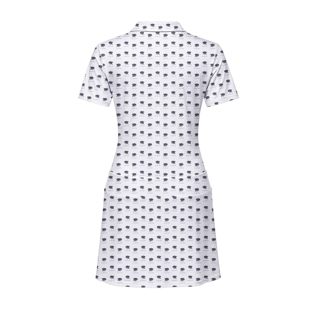 Jimothy Racoon Short Sleeve Golf Dress - Back
