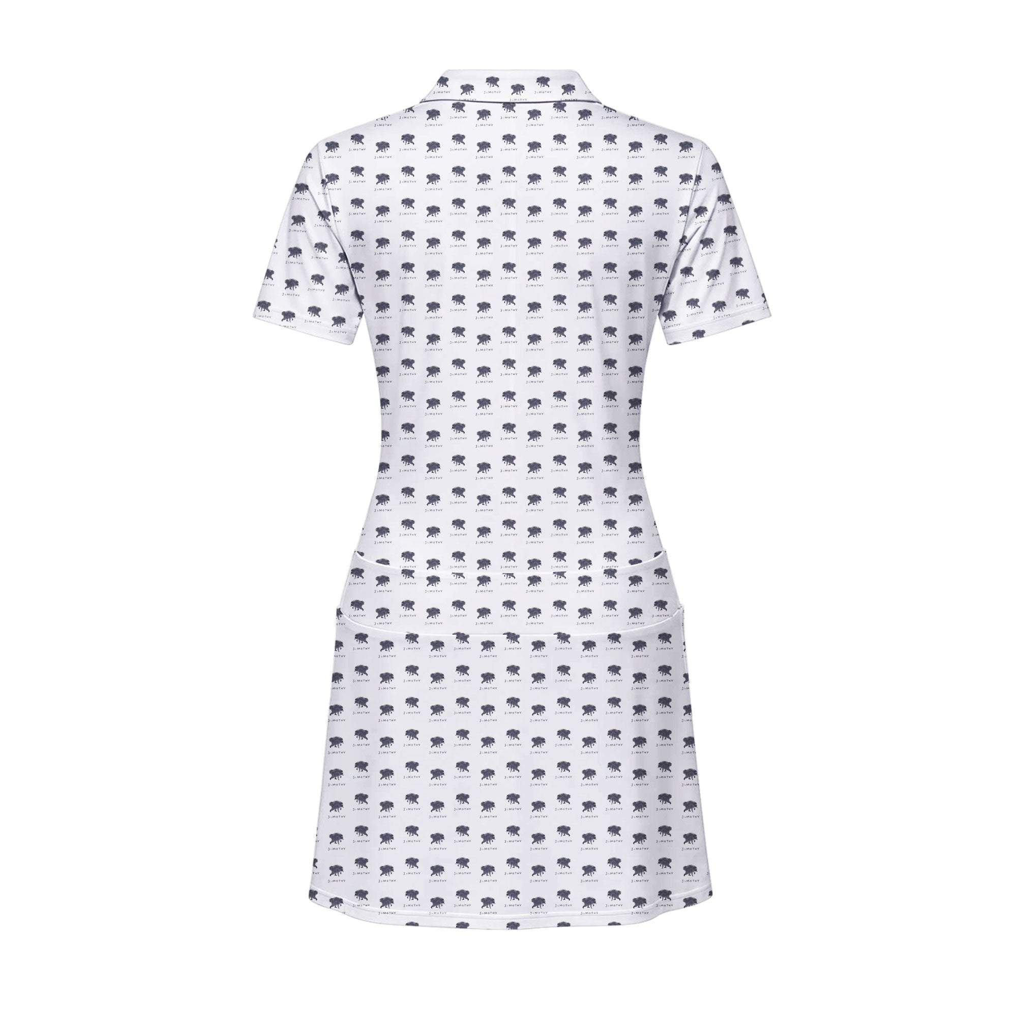 Jimothy Racoon Short Sleeve Golf Dress - Back