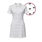 Jimothy Racoon Short Sleeve Golf Dress - Front Close-up