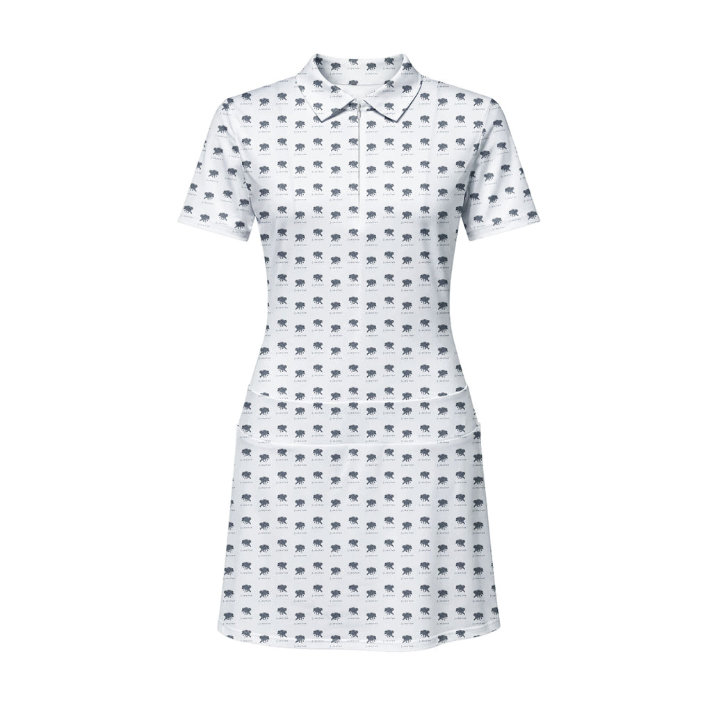 Jimothy Racoon Short Sleeve Golf Dress - Front