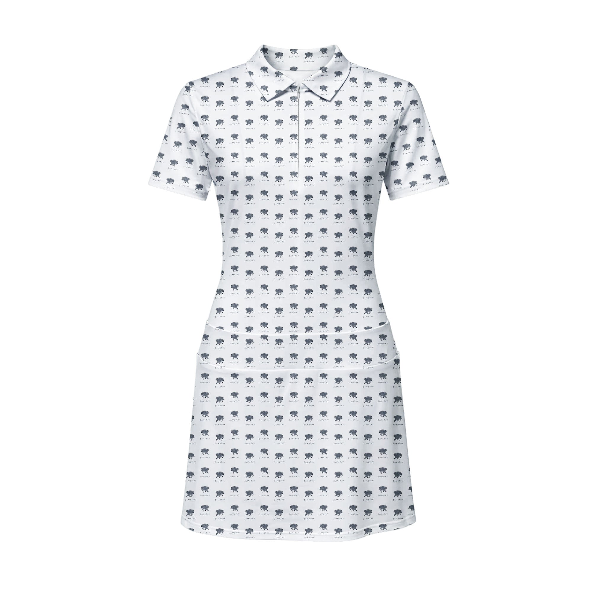 Jimothy Racoon Short Sleeve Golf Dress - Front
