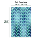 Just Peachy Golf Towel - Size Chart