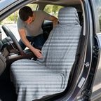 Just Tap It In Full-Size Towel & Car Seat Cover - In the Car