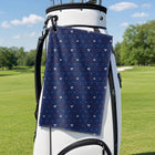 King Of The Sky Golf Towel - Hanging on a Golf Bag