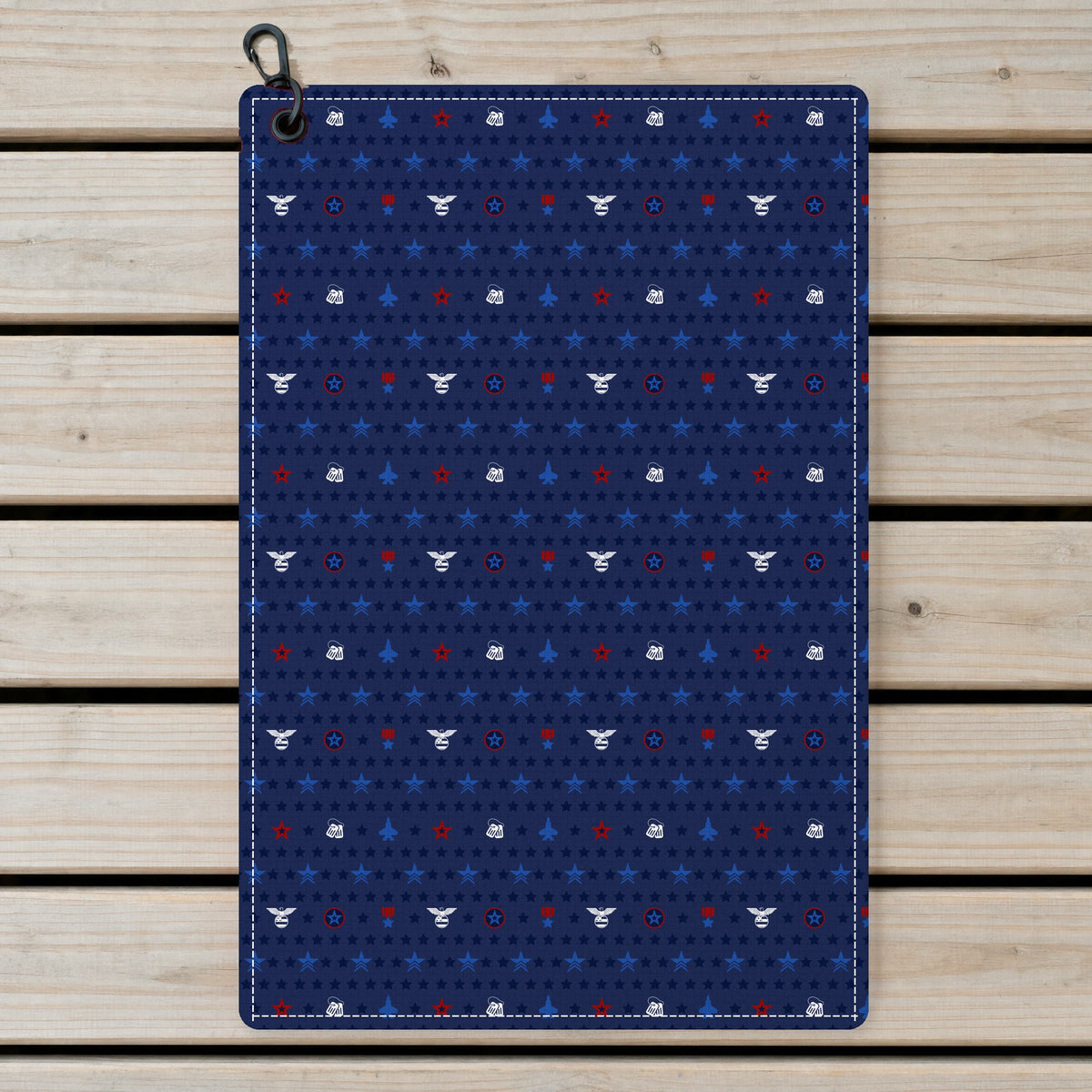 King Of The Sky Golf Towel - Laid Flat