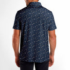 Lake Effect Links Polo Shirt For Men - Model Back