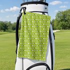 Lamb of God Golf Towel - Hanging on a Golf Bag