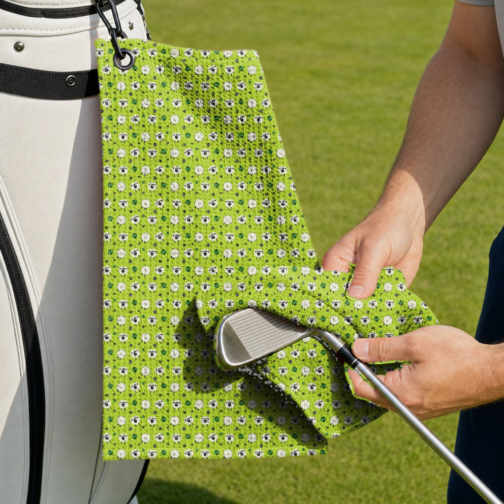 Lamb of God Golf Towel - Cleaning a Club
