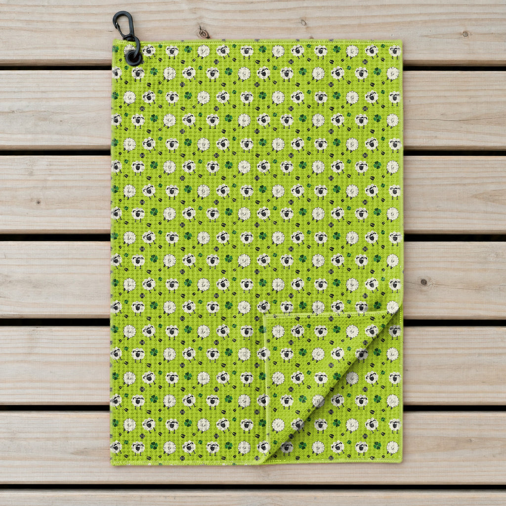 Lamb of God Golf Towel - Laid Flat