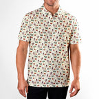 Leash on the Hook Polo Shirt For Men - Model Front