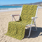 Leopard Full-Size Towel & Car Seat Cover - On a Beach Chair
