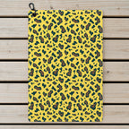 Leopard Golf Towel - Laid Flat