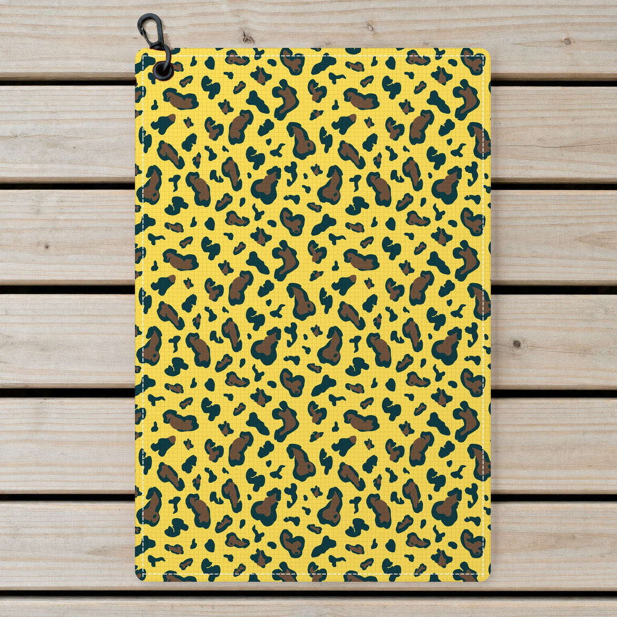 Leopard Golf Towel - Laid Flat