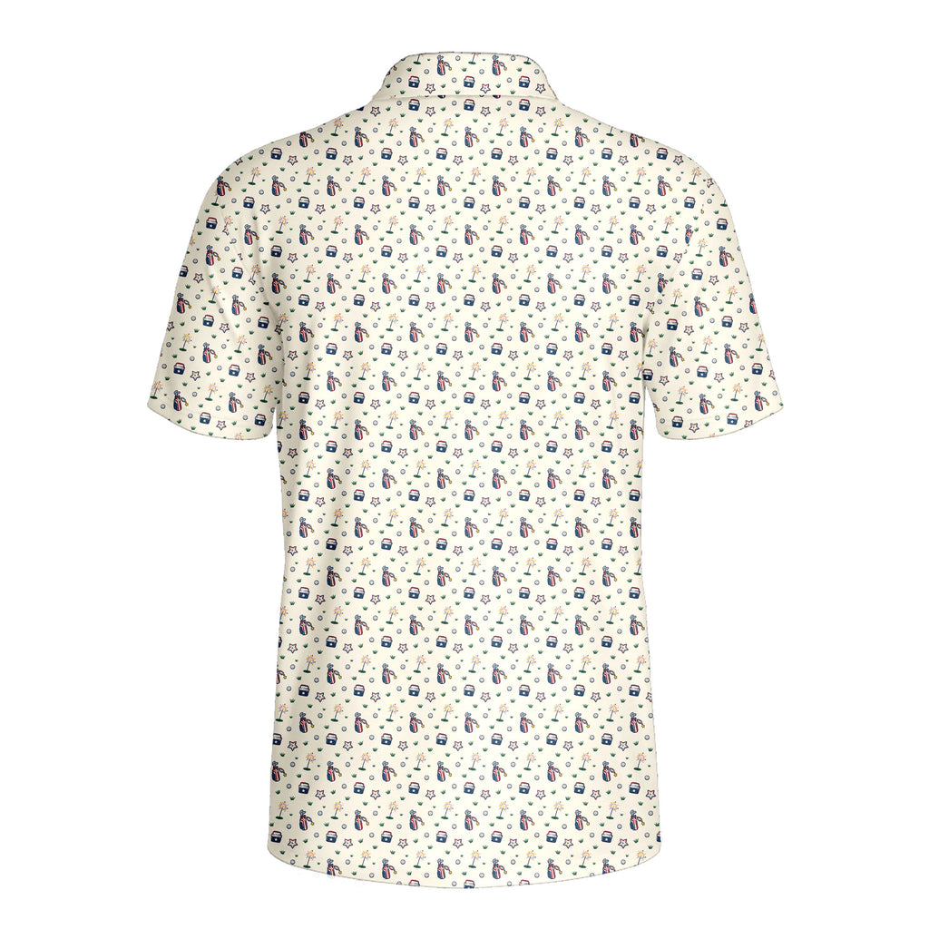 Liberty Foursome Polo Shirt For Men - Back