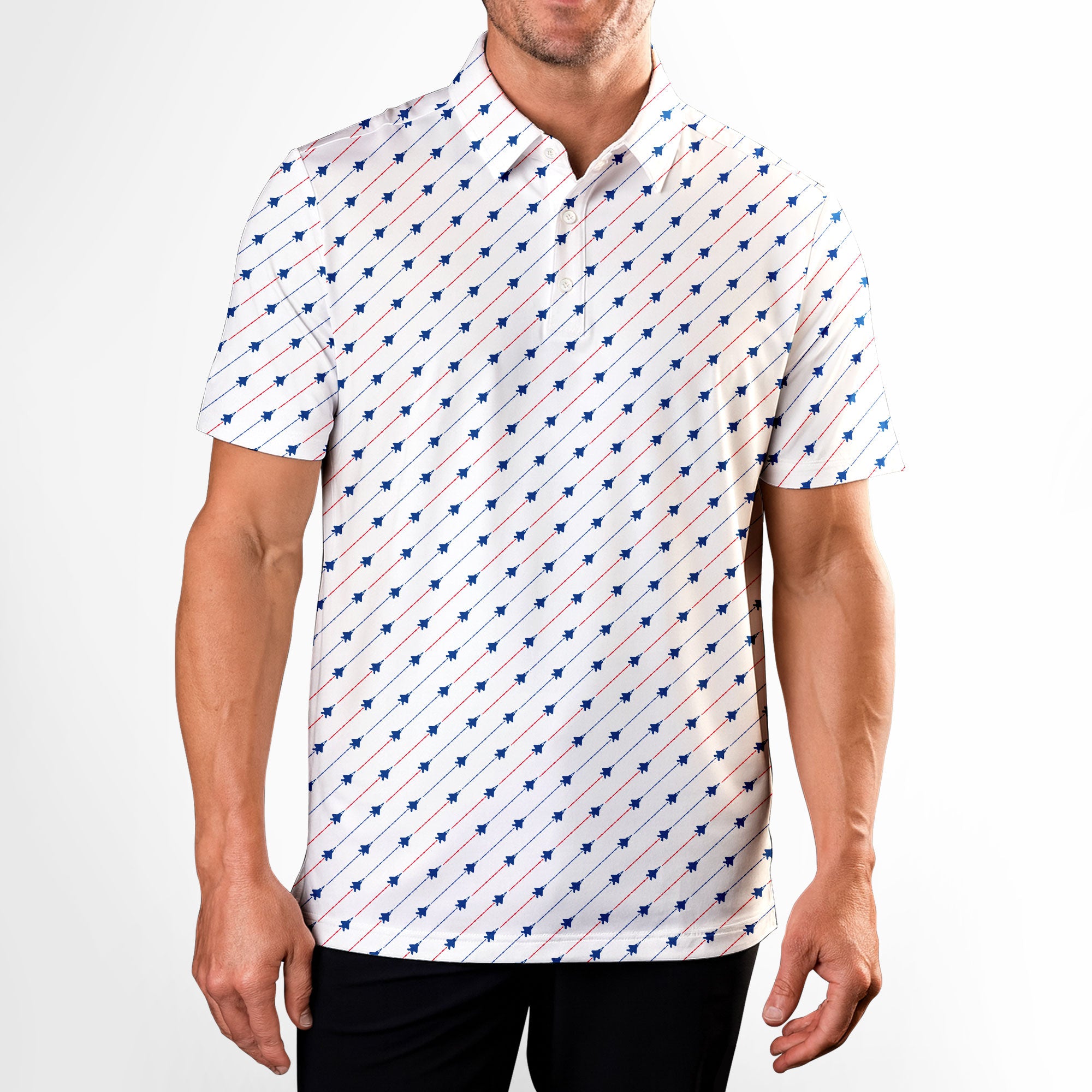 Liberty Wings Polo Shirt For Men - Model Front