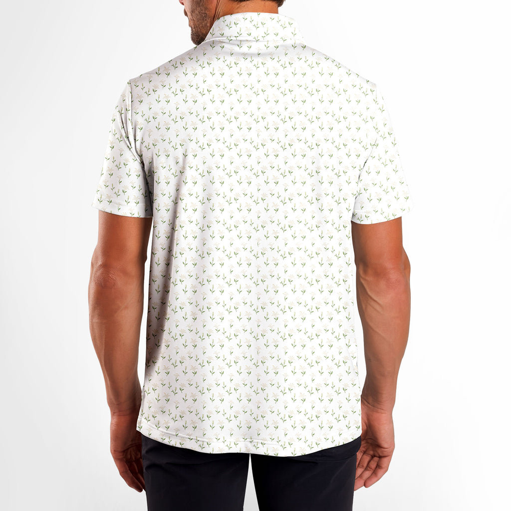 Lily Grace Polo Shirt For Men - Model Back