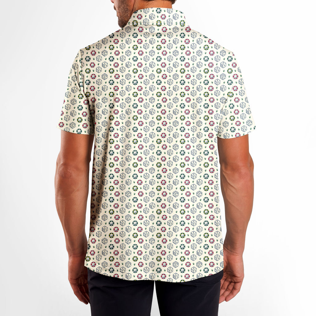 Loaded Among Friends Polo Shirt For Men - Model Back