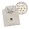 Locked In Standing Polo Shirt For Men - Detail Close-up