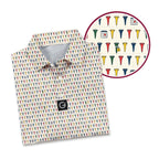 Locked In Standing Polo Shirt For Men - Detail Close-up