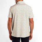 Locked In Standing Polo Shirt For Men - Model Back