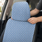 Lovers Rabbits Full-Size Towel & Car Seat Cover - Headrest Pocket