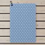 Lovers Rabbits Golf Towel - Laid Flat