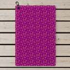Low Hanging Fruit Golf Towel - Laid Flat